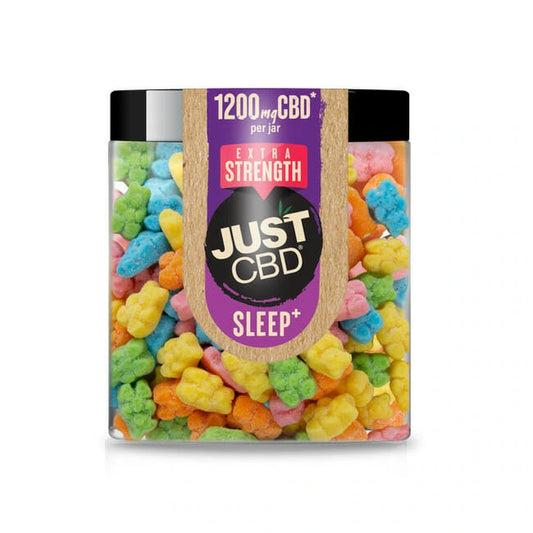 Just CBD Gummies for Sleep – Extra Strength - 1200mg CBD + 400mg CBN + Melatonin